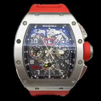 リチャードミル腕時計オートマチックワインディングエクストラフラットスイスメイドリチャードミルメンズシリーズRM 011プラチナメンズスポーツマシンホローファッションカジュアルタイムwn01n