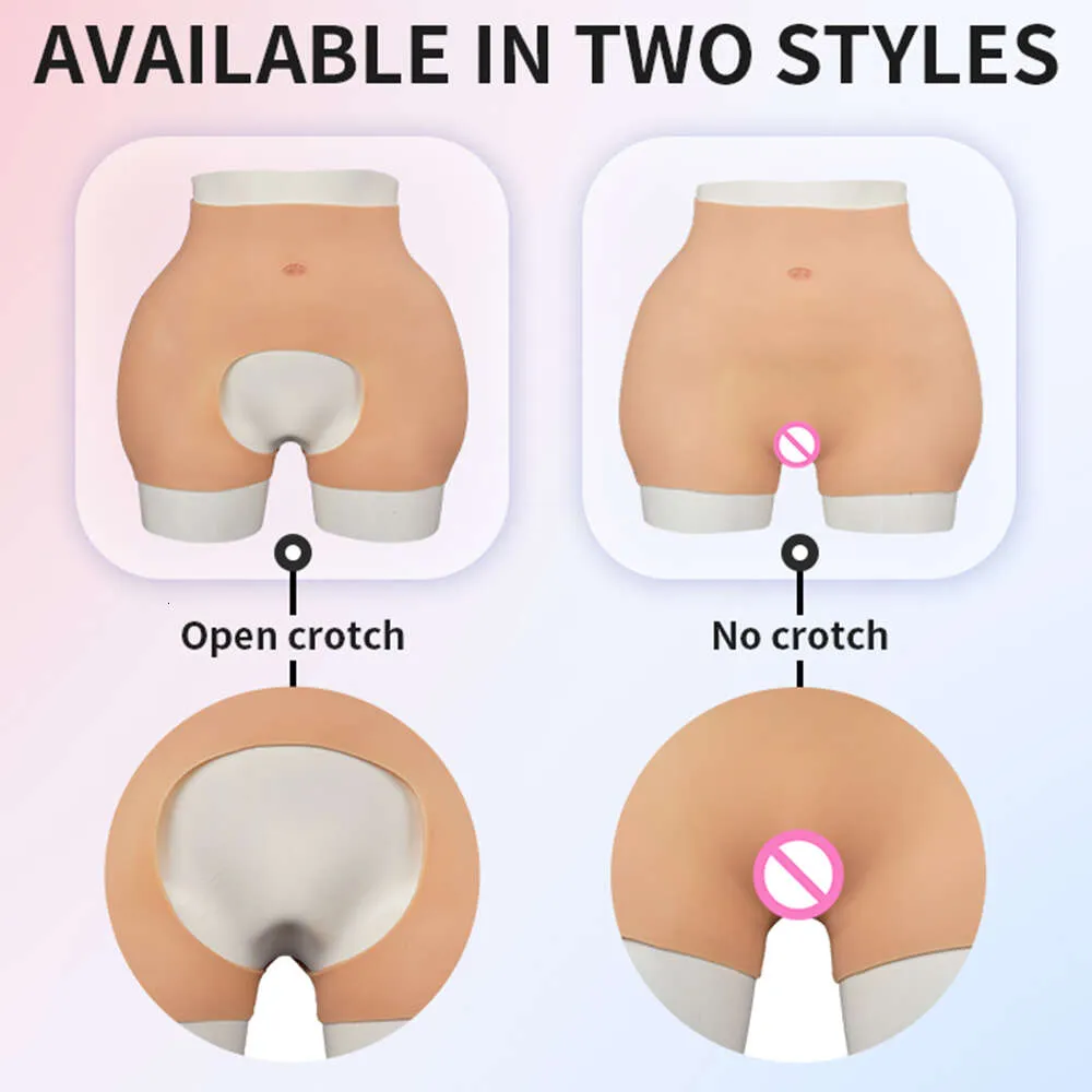 Silicone Hip Pants Underwear Sexy Butt Hip Up Enhancer Open Crotch Costume  for African Women Hourglass Figure Shapers