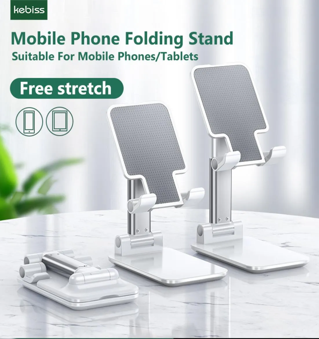 Mobiltelefonhållare Stand för iPhone X 11 12 Xiaomi Samsung Holderstand Desk iPad Tablet4963714