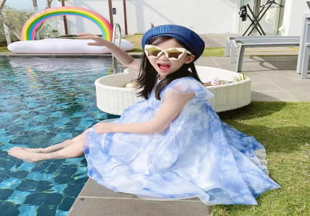 Robe de plage d'été pour enfants, vêtements pour filles, à la mode, pour fête d'anniversaire, 2021, 9627996