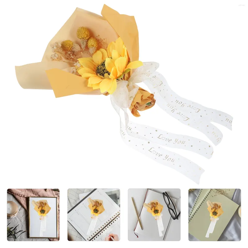 Dekoracyjne kwiaty bukiet domowe dekoracja biuro dekoracje ślubne jedwabna tkanina sztuczna nowożeńca