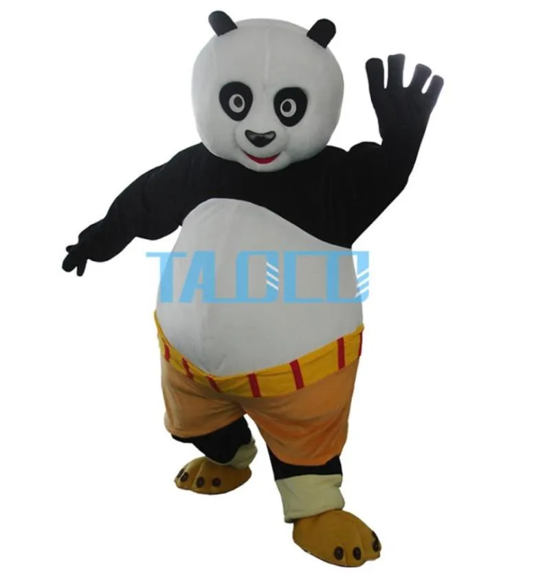 Envío Rápido Kung Fu Panda Mascota Disfraz Fiesta Lindo Vestido De Lujo