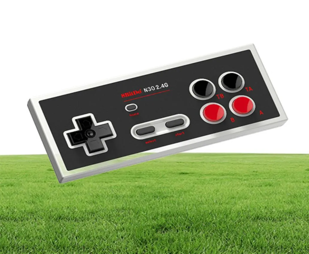 Gamecontrollers Joysticks 8BitDo N30 24G Draadloze Gamepad voor Originele NES 2210195290029