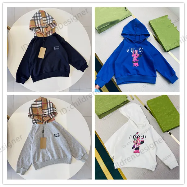Vêtements de bébé Ensembles Vêtements de créateurs pour enfants Sweats à capuche Filles Garçons Survêtements avec motif de lettres Sports Loose Outfit Chaud Automne et hiver Taille 90-150 cm