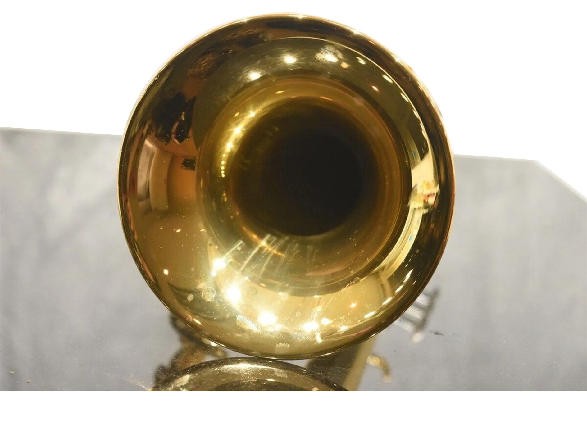 YTR-3335 Trompete ouro instrumento musical caixa de paz bucal