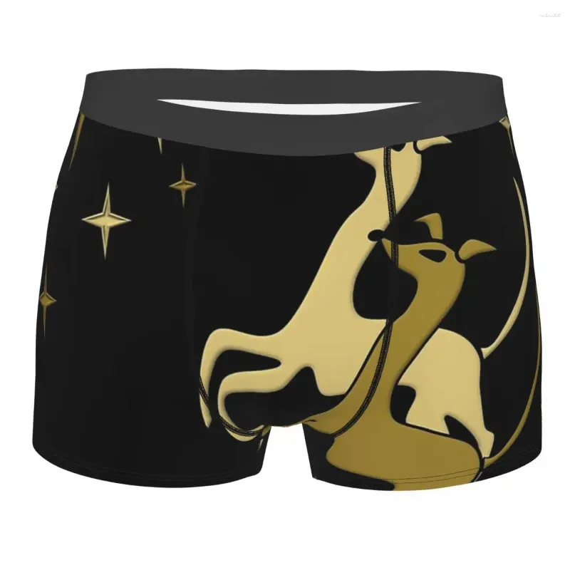 Underpants Season's Greetings Men Boxer Briefs Geryhound Greyhounds Dog Highly Breathable High Quality Sexy Shorts Gift Idea