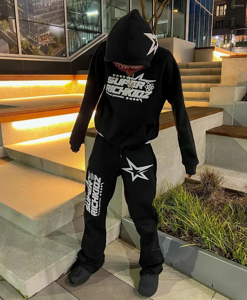 Male Streetwear Fashion Tracksuits: Harajuku Hip Hop Style