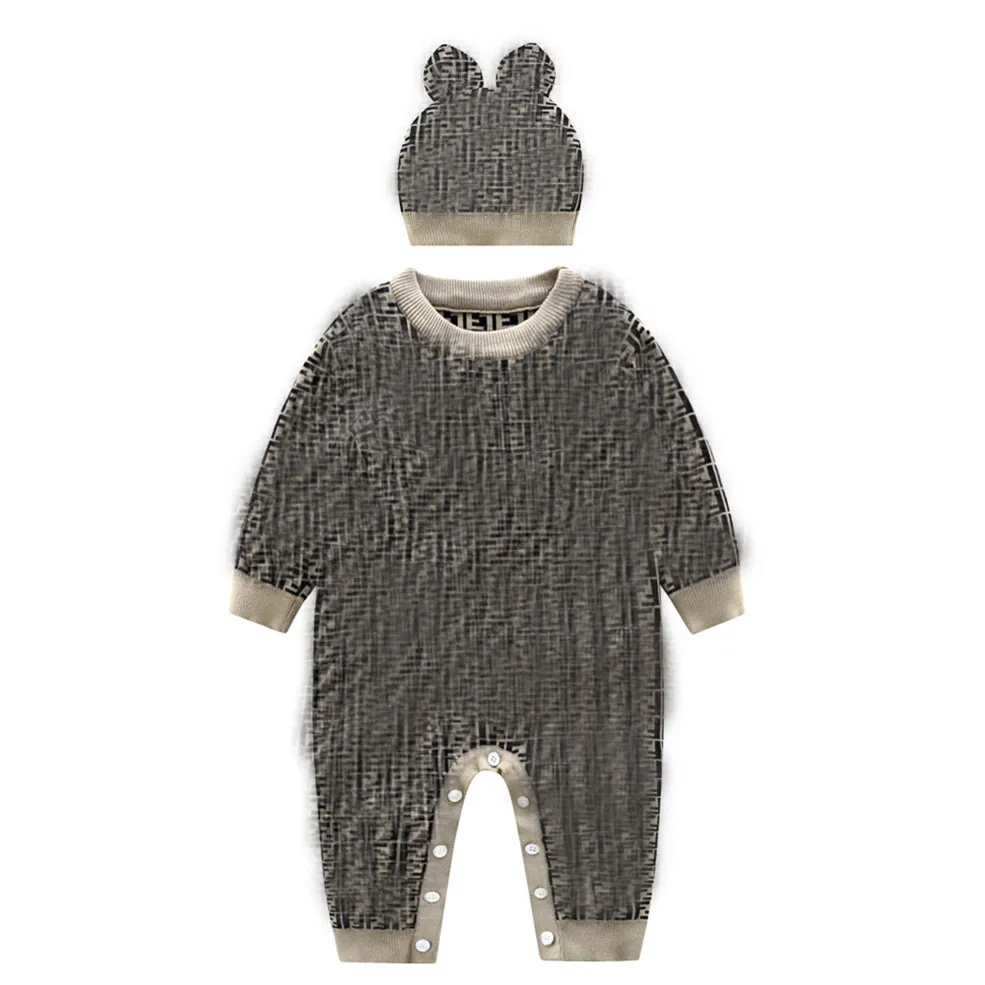 Pagliaccetto per bebè Designer Brand Lettera Costume Tuta Abbigliamento Tuta Tuta per bambini per neonati Pagliaccetti per abiti Tuta