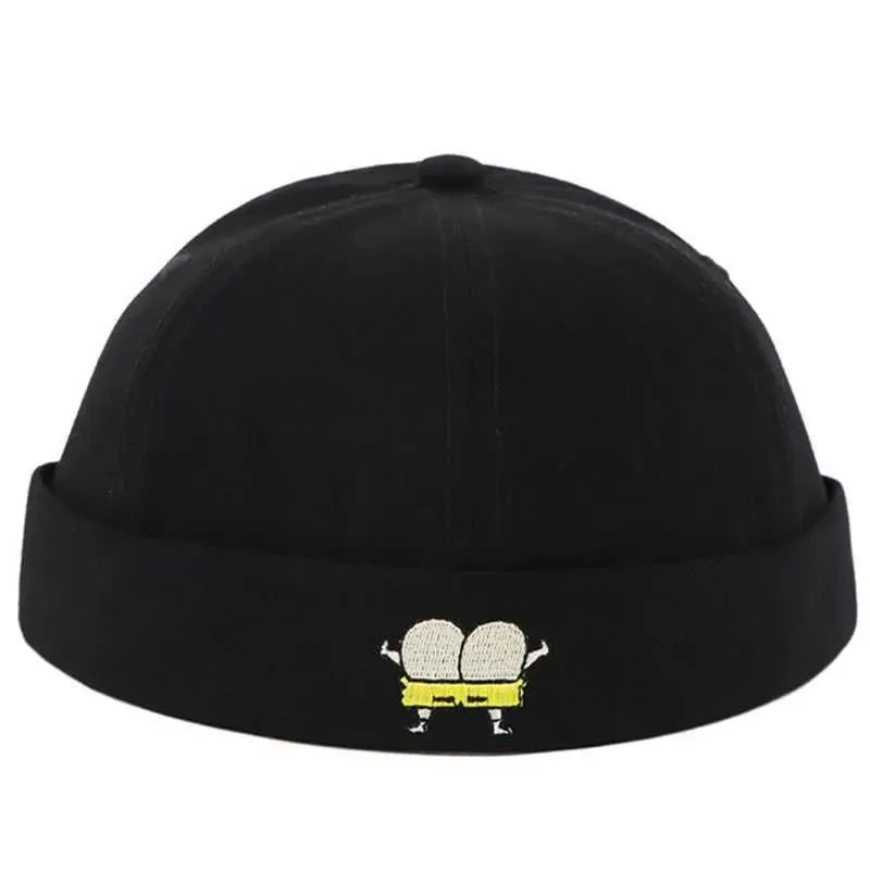 Beanie/Skull Caps High Quality Parent-child Cotton Skullcap Adult Beanies Children Boy Girl Beret Lady Small Size Sun Cap Man Hiphop Landlord Caps 240125