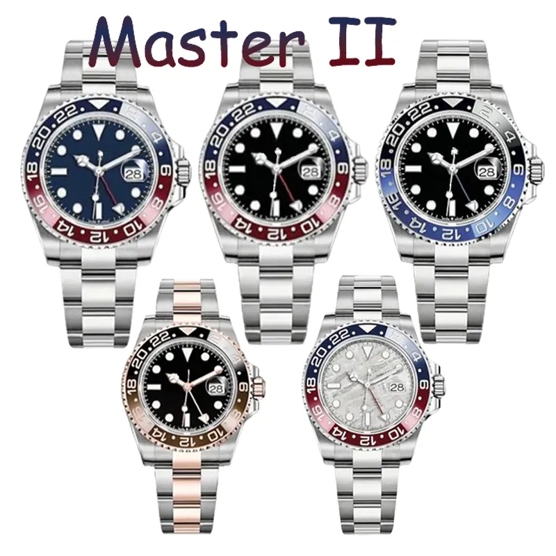 Luxe horloge herenhorloge Coke Master II 116719BLRO U1 datum dames automatisch mechanisch 40 mm pols saffier