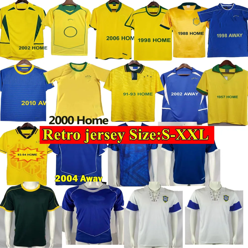 BRAZIL retro man kit soccer jerseys L.PAQUETA NEYMAR VINI JR. P.COUTINHO RICHARLISON football shirt G.JESUS T.SILVA BRUNO G. PELE CASEMIRO sets jersey top