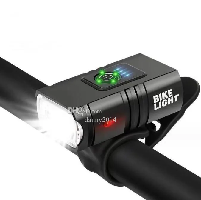 Luci Bici Alta Luminosità Kit Luci Bici USB Ricaricabile Anteriore E Posteriore - Alta Luminosità, Impermeabile Faro Retromarcia Led