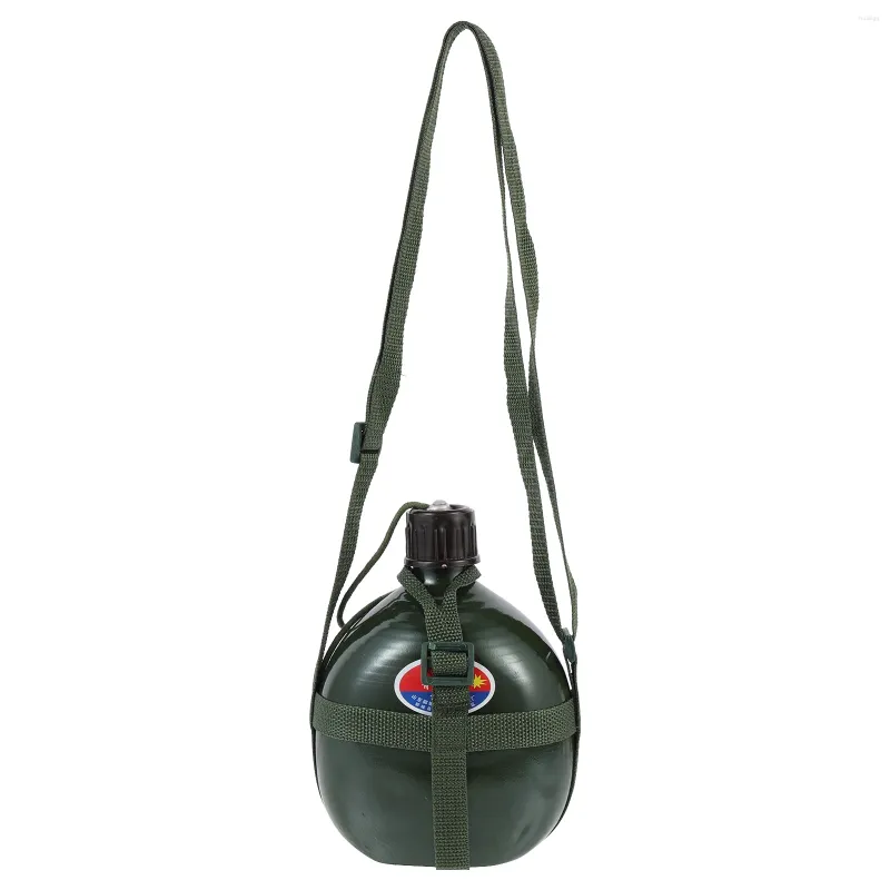 Water Bottles Outdoor Sports Bottle Kettle Canteen High Capacity Training Travel Aluminum Wear-resistant Camping Supply