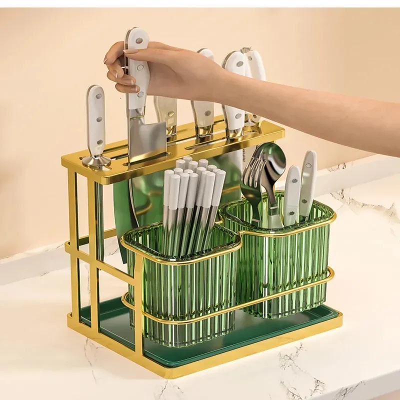 Kitchen Chopstick Holder Wall Mount Stainless Steel Cutlery Organizer ...