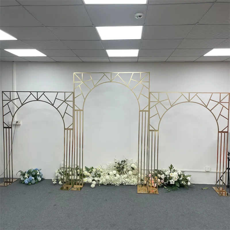 3-Piece Irregular Shape Balloon Arch Stand Set - Party Backdrop Stands ...