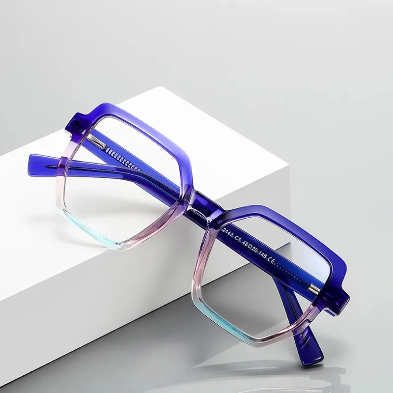 Vicky Oversise Women Myopia Proscription Glasses Hyperopia Reading Glasses Anti Blue Light光眼鏡フレームPFD2143 240123