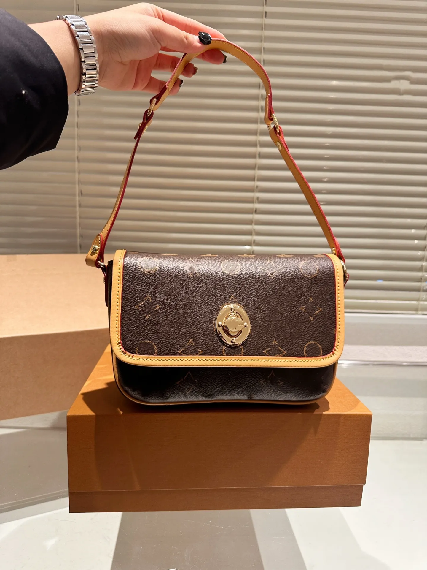 24SS Dames Luxe Designer Japanse Middeleeuwse Vintage Gouden Zitzak Dames Handtas Schoudertas Crossbody Tas Messenger Bag Portemonnee 22cm