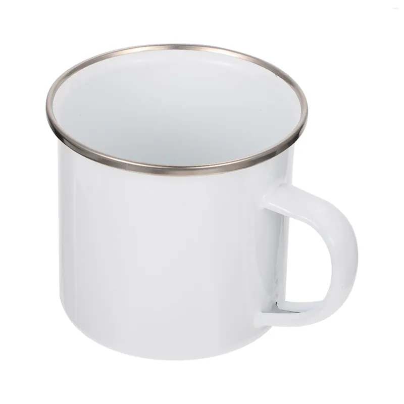 Set di stoviglie Trasferimento termico Tazza smaltata Contenitore per bevande Tazza per bevande Vuoto Po Sublimazione Acqua Caffè Acciaio inossidabile Servizio bambino