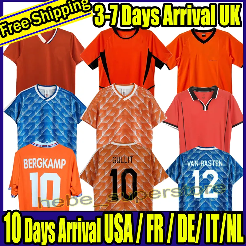 1988 Retro Soccer Jerseys Van Basten 1997 1998 1994 BERGKAMP 96 97 98 00 Gullit Rijkaard DAVIDS football shirt kids kit Seedorf Kluivert CRUYFF Sneijder Netherlands