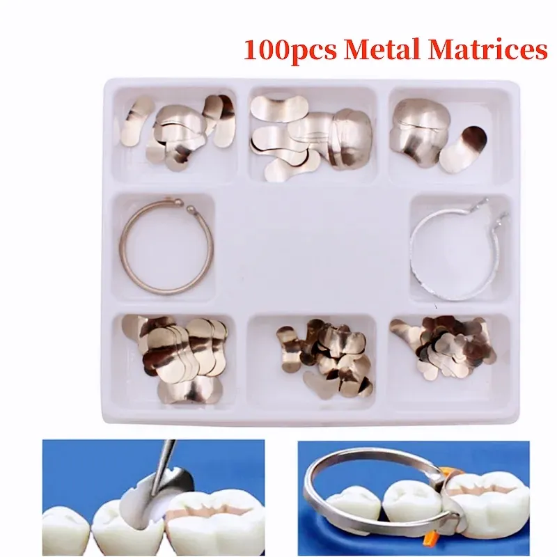 Buy Cheap 100 Pcs Dental Matrix Sectional Contoured Metal Matrices No.1