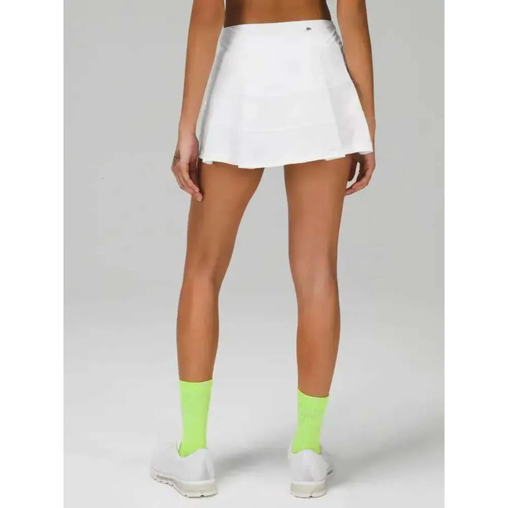 LU Women Yoga Tennis Pace Skirt Skirt Plateed Gym Clother Womens Designer Clothing Outdoor Sport Running Pitness Golf Pants Sports 3