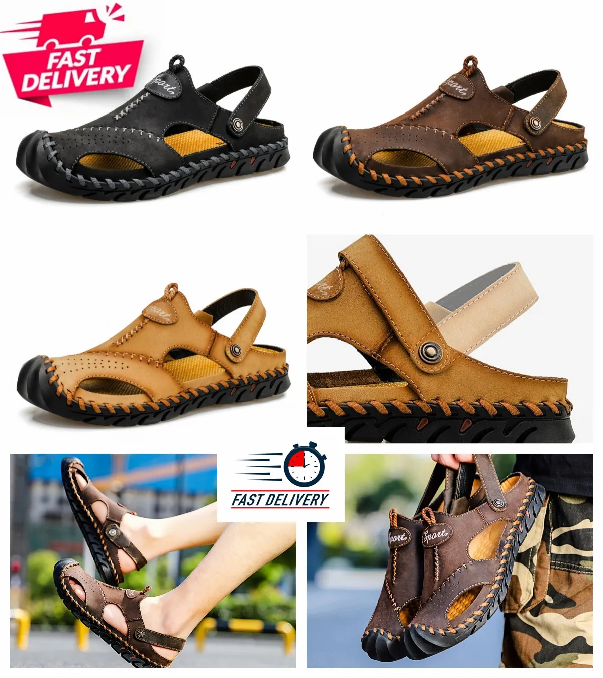 Drewniane sandały damskie letnie męskie, Mule Leisure Classic Flat Sandals Outdoor Pasp Kaptaki plisowane buty damskie buty plażowe