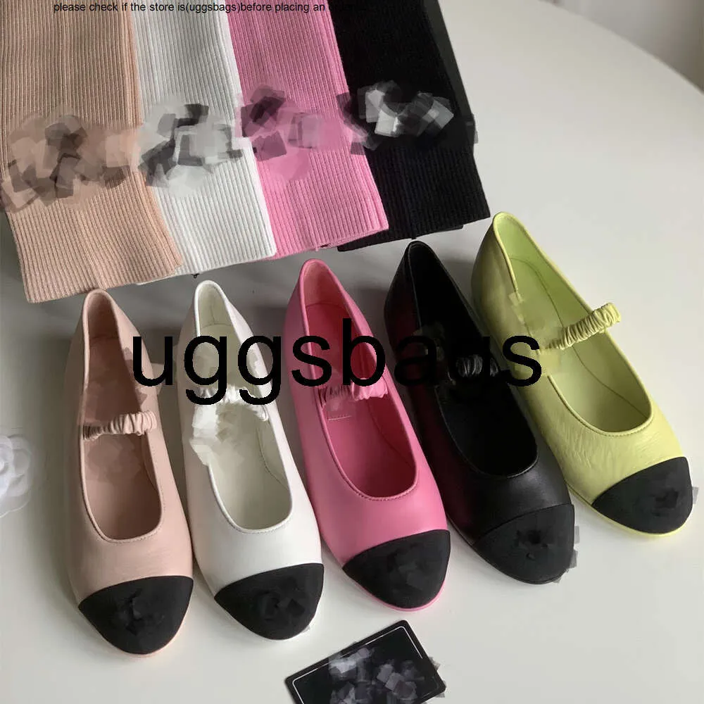 Chanells Shoe Chan Flats AAA канал Мэри Балет Jane Shoes Paris Luxury Womens Designer Sandal Loafer