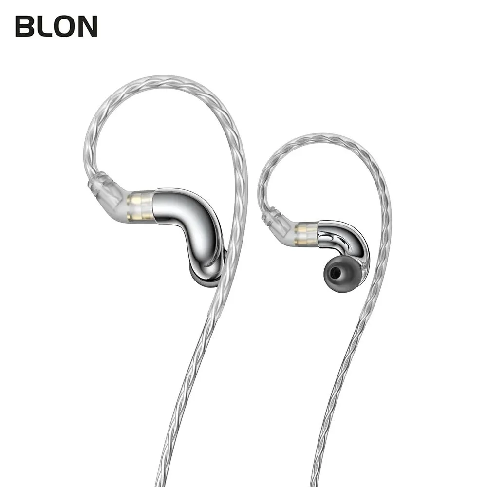 Hoofdtelefoon BLON BLmini in-ear oortelefoon 6 mm dynamische driver IEM DJ Running bekabelde hoofdtelefoon 2-pins connector BLON MINI BL03 BL07 oordopjes