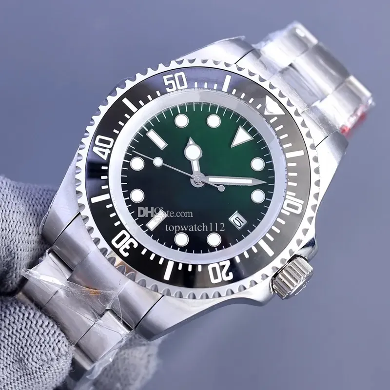 Luxury Mens Watch avec des montres mécaniques de lunette en céramique 43 mm avec une chaîne automatique de la chaîne d'affaires
