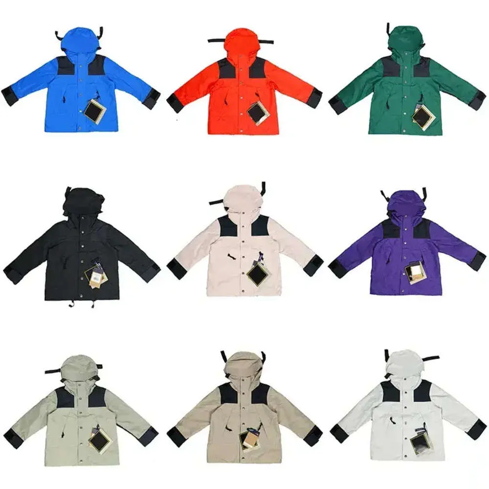 Diseñador Bebé Niños Chaqueta técnica Primavera Otoño Windrunner Tee Moda Con capucha Deportes Cortavientos Casual Cremallera Chaquetas para niños al aire libre 372