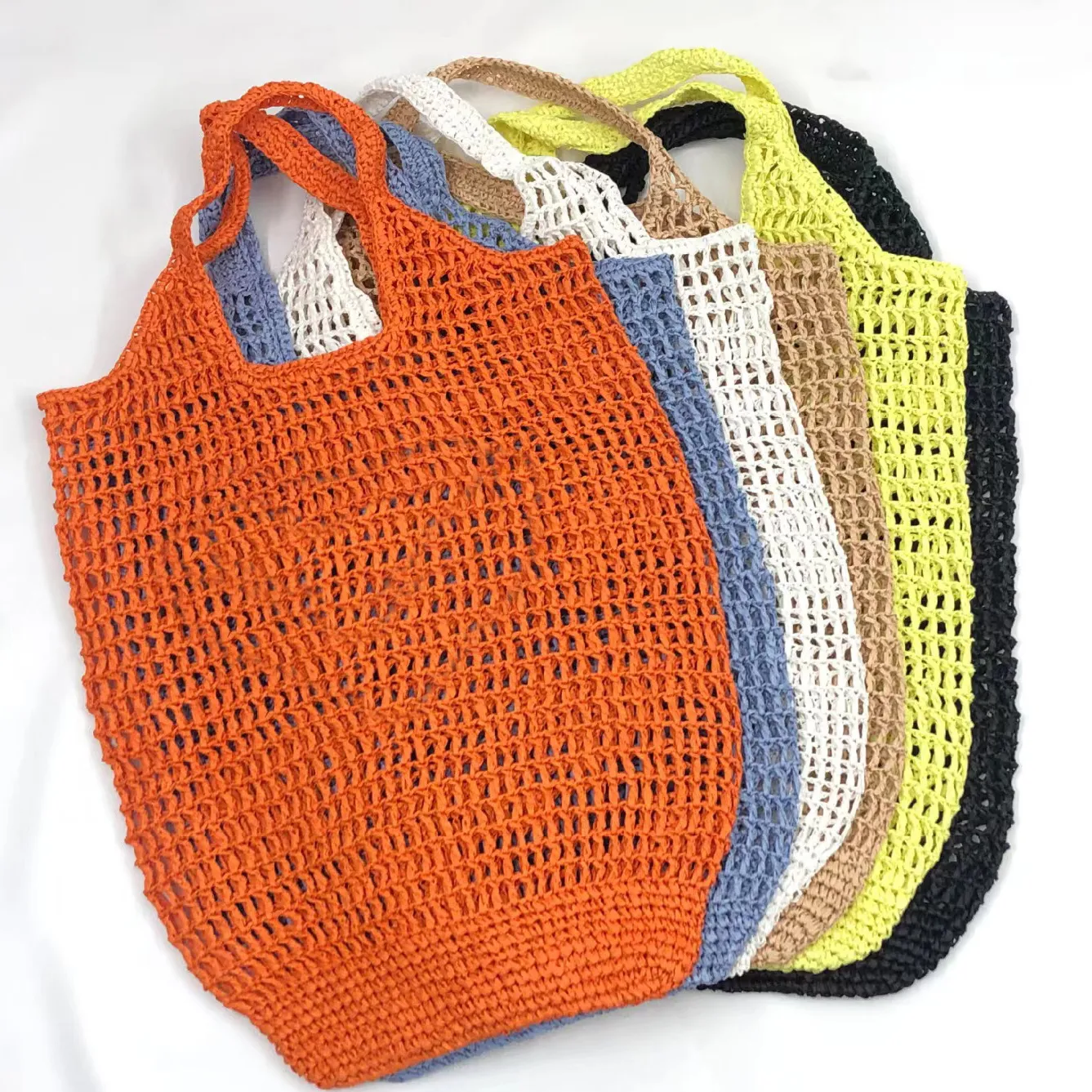 Raffii letnie wakacje podróżne torby plażowe projektant splot słomy modne ramię