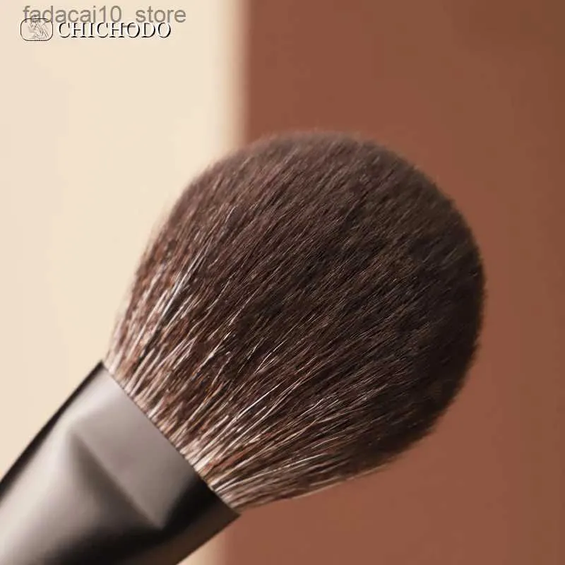 Makeup Brushes CHICHODO Brush-Luxurious Professional Black 11 Ebony Set-High Level Fox Goat Pony Synthetic Hair Cosmetic Tools Q240126 Q240507