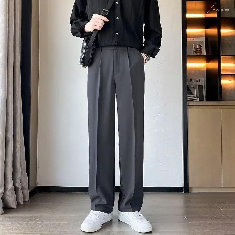 Slim Fit H And M Trouser Suit Men's British Style Solid High Waist Suit Pants Business Formal Wear Trousers Slim Fit Slim Fit H And M Trouser Suit Men's British Style Solid High Waist Suit Pants Business Formal Wear Trousers Slim Fit