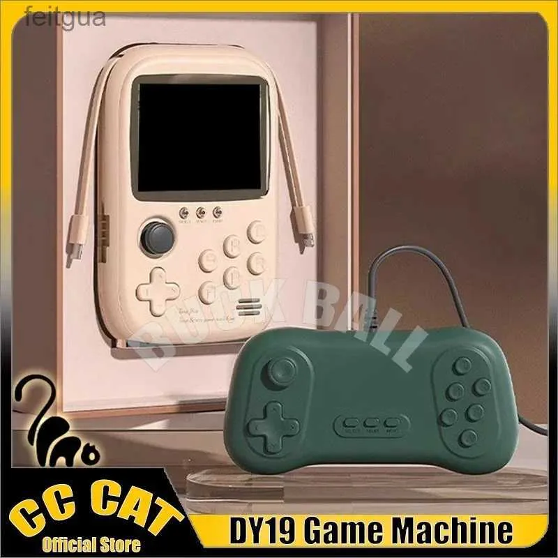 Oyun Denetleyicileri Joysticks DY19 Handheld Console Arcade Machine Mobil Güç Bankası Taşınabilir Retro 1000 Oyun Çocuk Hediyeleri YQ240126