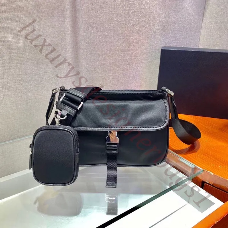 Mode axelväska för män eller kvinnor designer väska messenger väskor högkvalitativ nylon läder plånbok lyxhandväska handväska korthållare