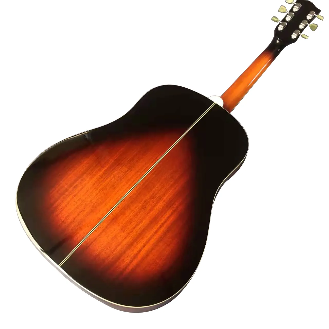 40 tum 160 -serie Sidan Single Sunset Color Box Wood Guitar