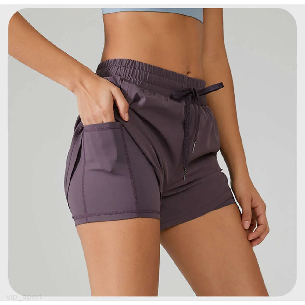 al femmes Yoga Short de course court couleur unie avec poches Fitness jupe courte YK183 mode