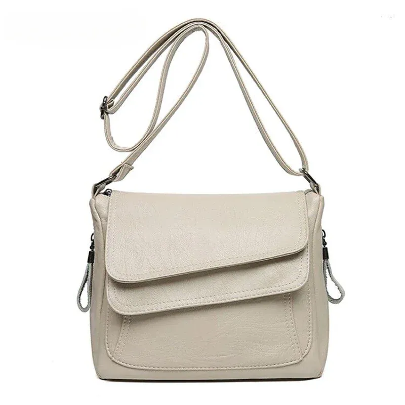 Kvällspåsar pu läder crossbody för kvinnor sommar kvinnors trend handväskor trending cross body väska säck