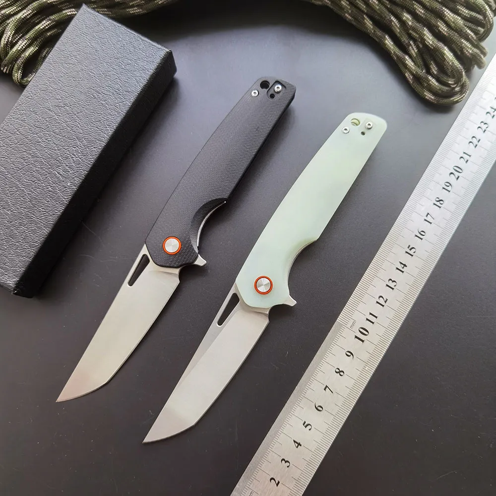 MC145 Składany nóż kieszonkowy, D2 Blade G10 z klipsem EDC Knife, Pivot łożyska kulkowe, kemping łowiectwa łowiący