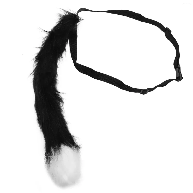 Pendant Necklaces Faux Furry Tail Cosplay Halloween Party Costume Decor