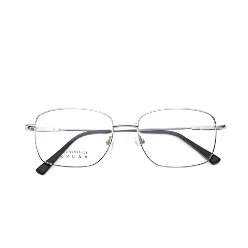5317138 okulary Super Elastyczny pamięć metalowa krótkowzroczność Fullframe Fullframe Mężczyźni i kobiety 240118