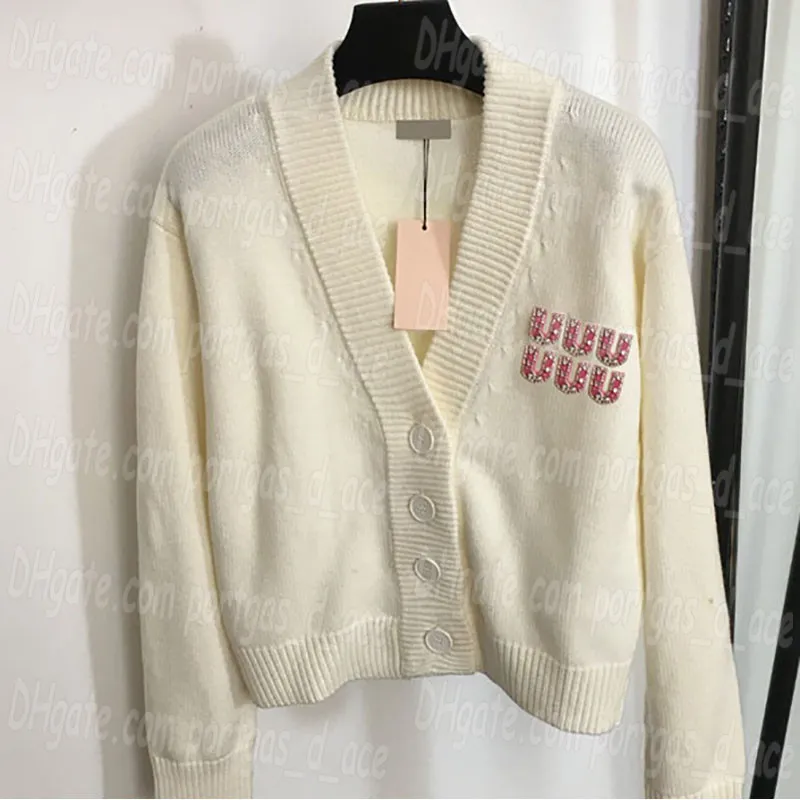 니트 여성 스웨터 재킷 카디건 럭셔리 디자이너 긴 소매 스웨터 코트 스프링 우아한 캐주얼 매일 재킷