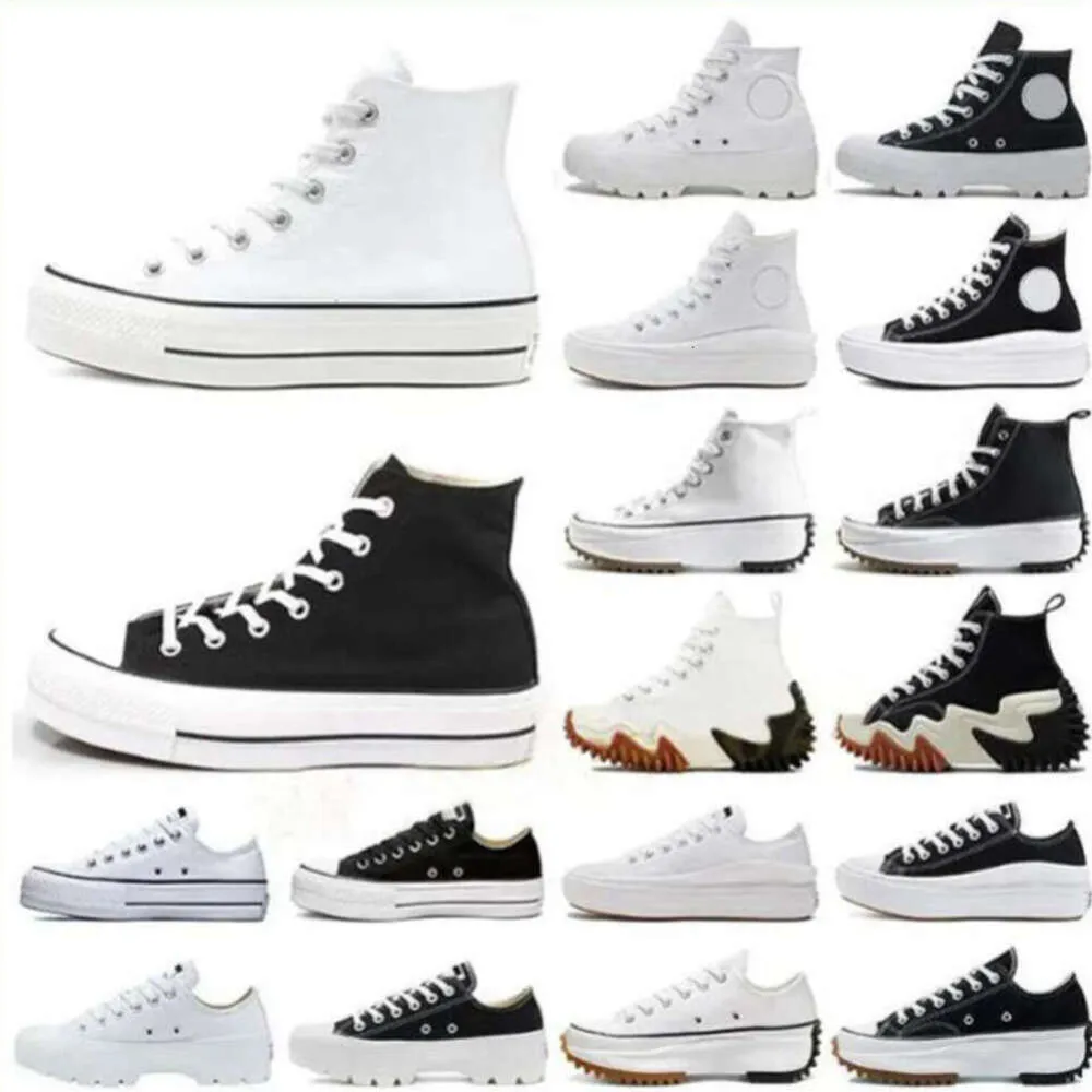 Designer-Leinwandschuhe für Herren und Damen, dicker Boden, Plateau, Freizeitschuhe, Frühling und Herbst, Conversitys, klassische schwarze und weiße High-Top-Low-Top-bequeme Sneakers AA