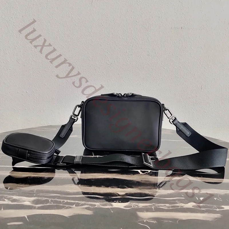 Torba designerska torba Messenger Wysokiej jakości luksusowe torby na ramię Mały portfel Crossbody Nylon skórzana torebka torebka