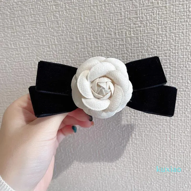 Bow Ties Camellia Women's Tie Brooch Retro College Style Shirt Flower Flower