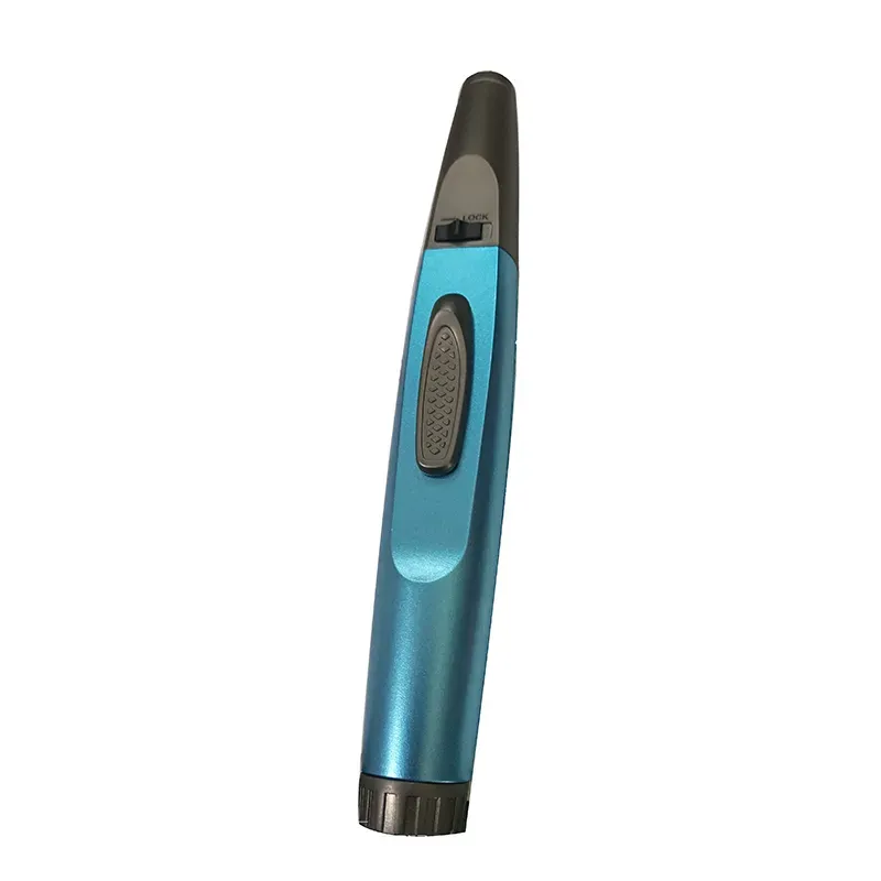 Windproof Metal Cigarette Cigar Lighter Creative Inflatable Lighter For Outdoor  Butane Torch Tobacco Lighter