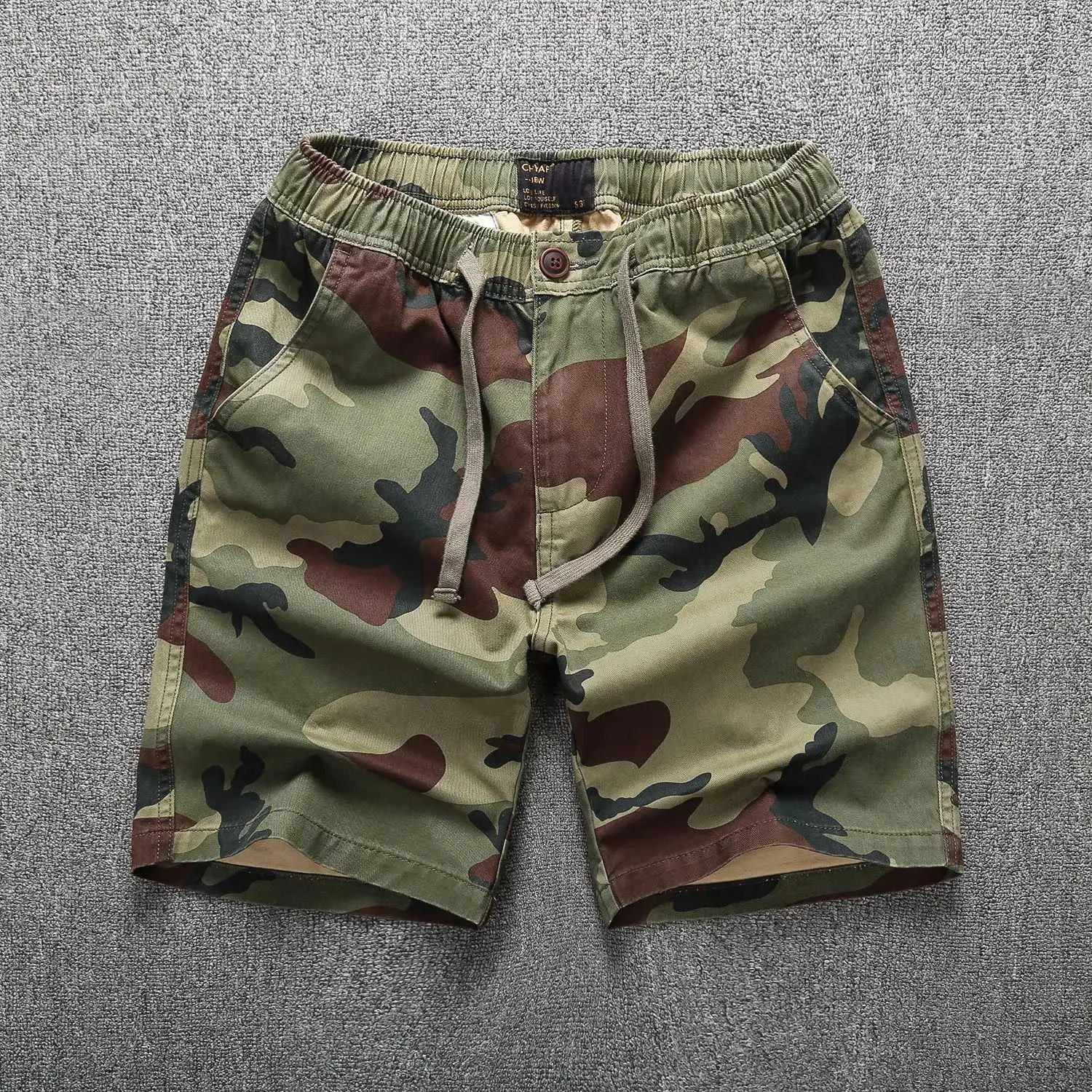 Herenshorts 2023 Nieuwe camouflage-casual shorts voor heren, losse cargoshorts met 5 zakken voor de zomer, jeansshorts, basketbalshorts J240124