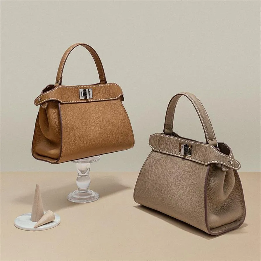 Novo luxo bolsa de couro moda designer totes mensageiro borsa bolsa de ombro senhoras de grande capacidade Handbag289w