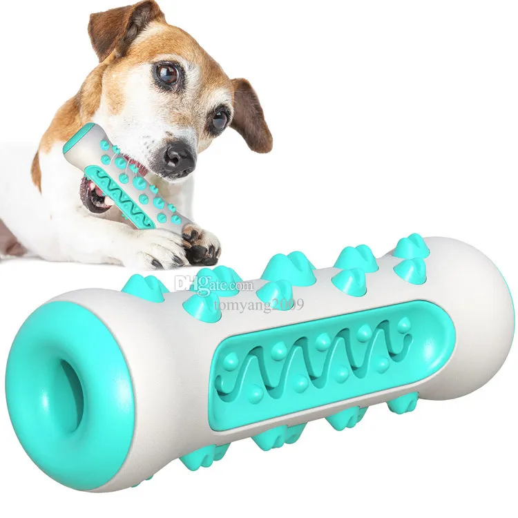 Pies trzonowiec szczoteczkowy kleja do małych dużych psów kota czyszczenie zębów szczeniak żuć śmieszne interaktywne trening akcesoria 2 style