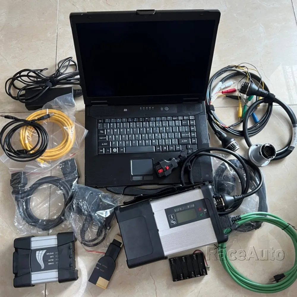 Automatyczne narzędzia diagnostyczne dla BMW ICOM Next MB Star C4 SD Connect 4 Wi -Fi Compact and Cable 2TB HDD Najnowsze SWS w laptopie CF52 4G Skaner kodu ekspertów